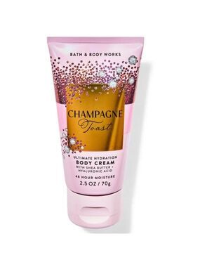 Bath & Body Works Champagne Toast Ultimate Hydration Body Cream 2.5 Oz 70g New